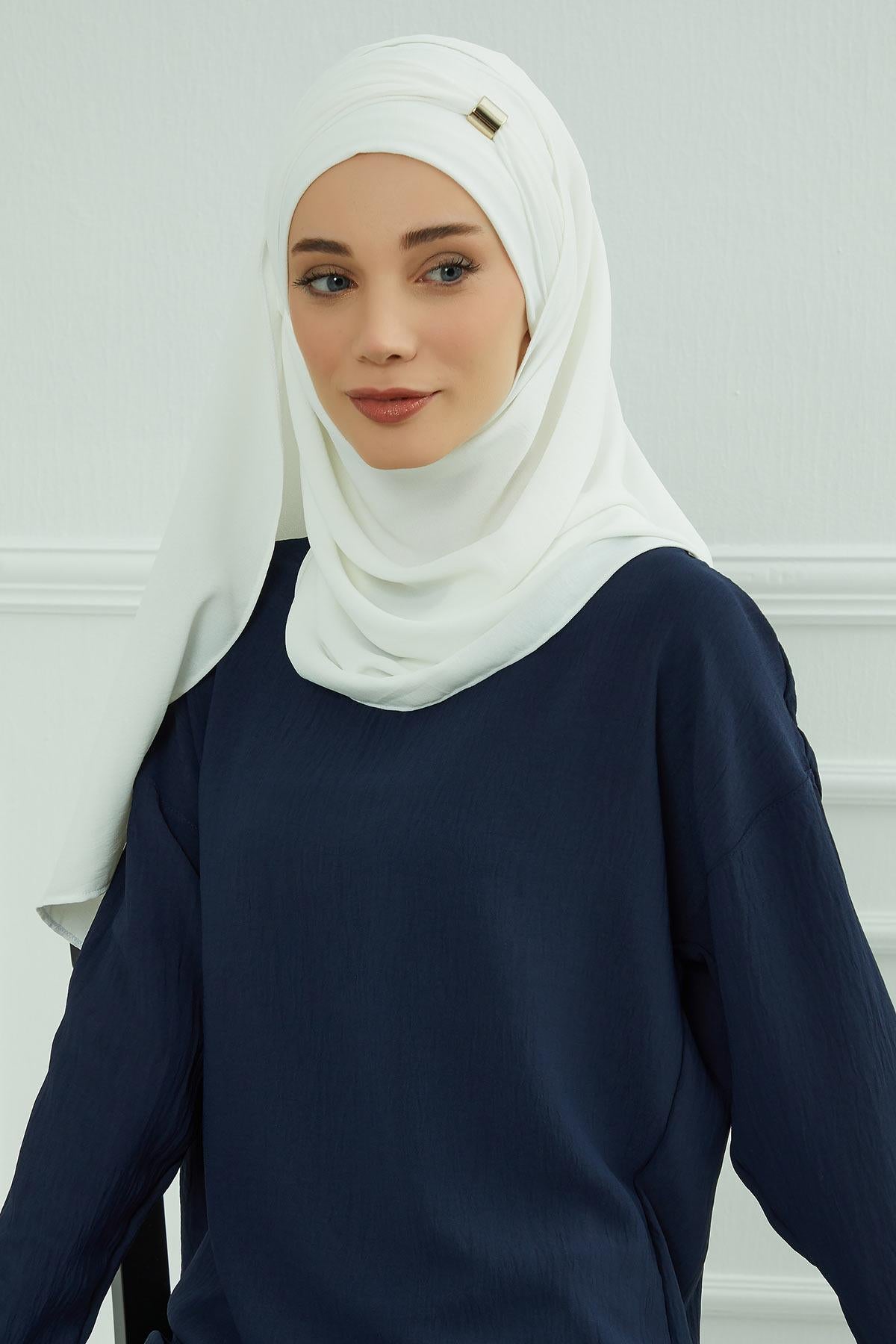 Aksesuar Detaylı Pratik Şal,CPS-94