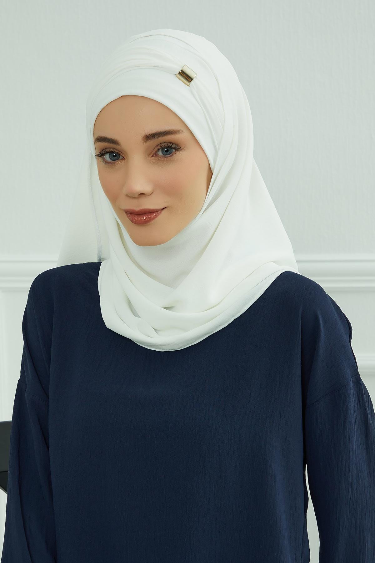 Aksesuar Detaylı Pratik Şal,CPS-94