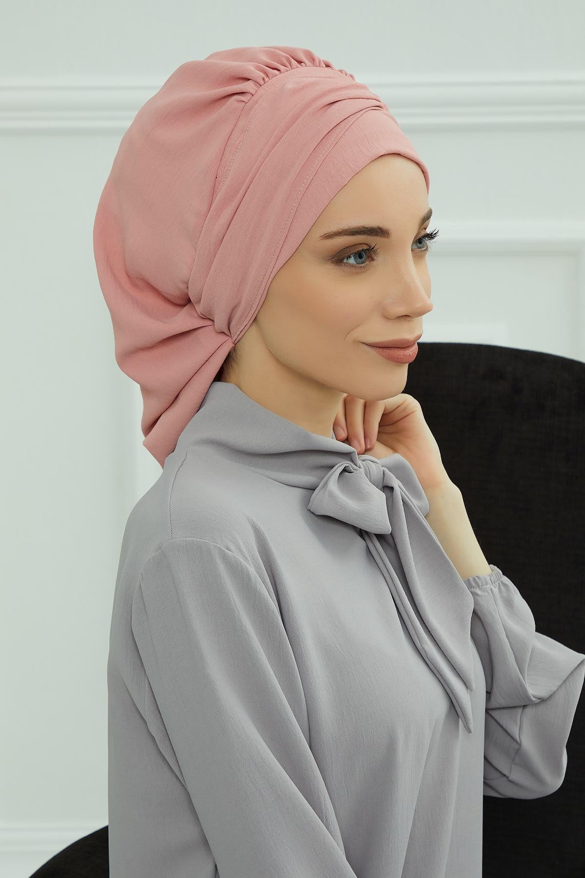 Aksesuarlı Hazır Türban,HT-93