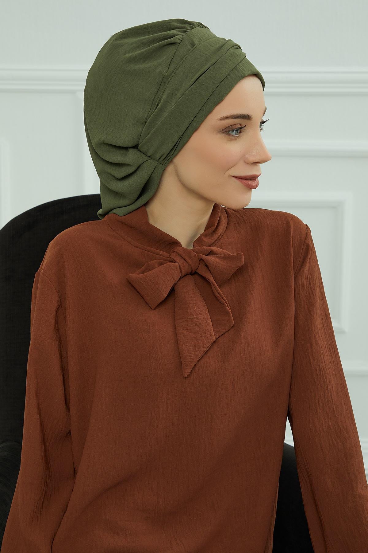 Aksesuarlı Hazır Türban,HT-93