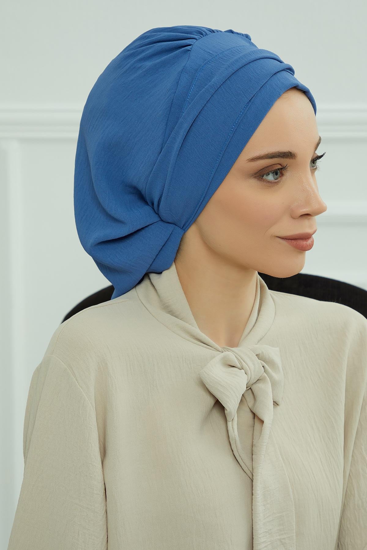 Aksesuarlı Hazır Türban,HT-93