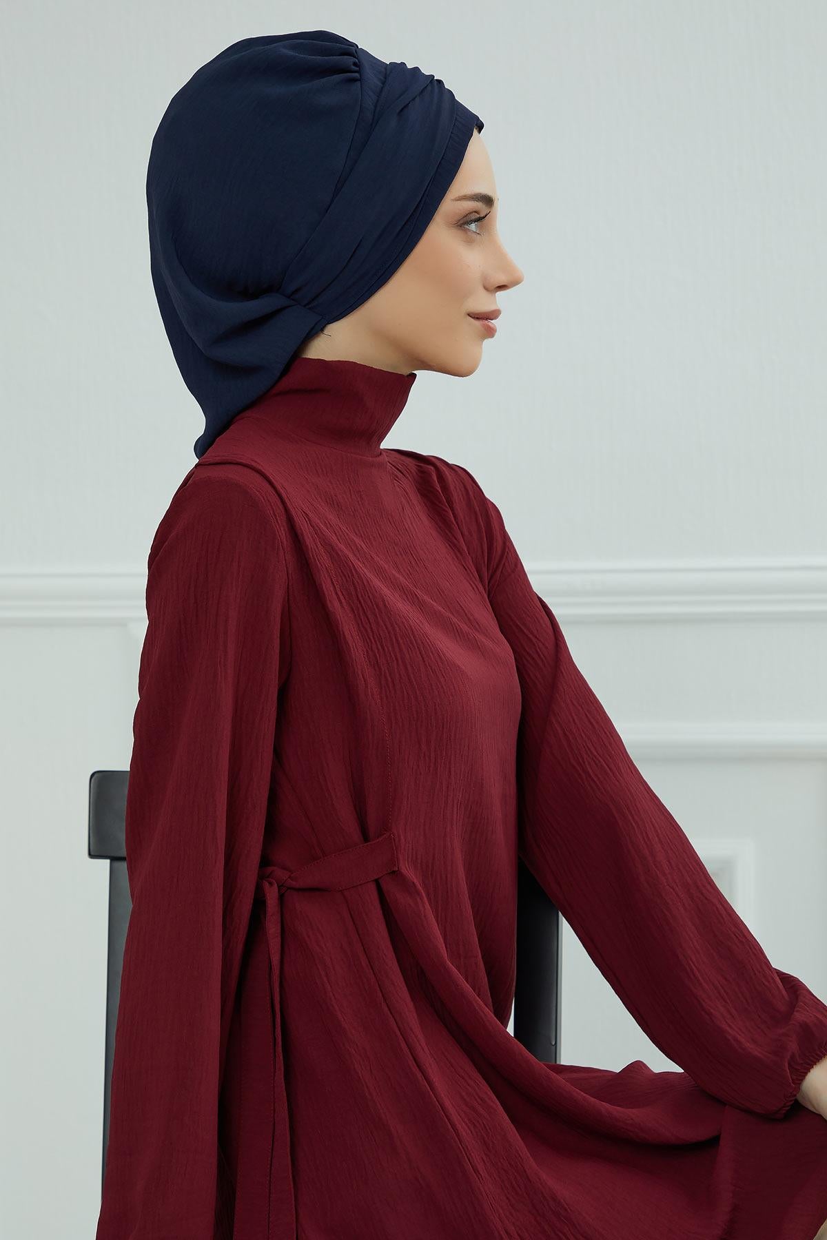 Aksesuarlı Hazır Türban,HT-93