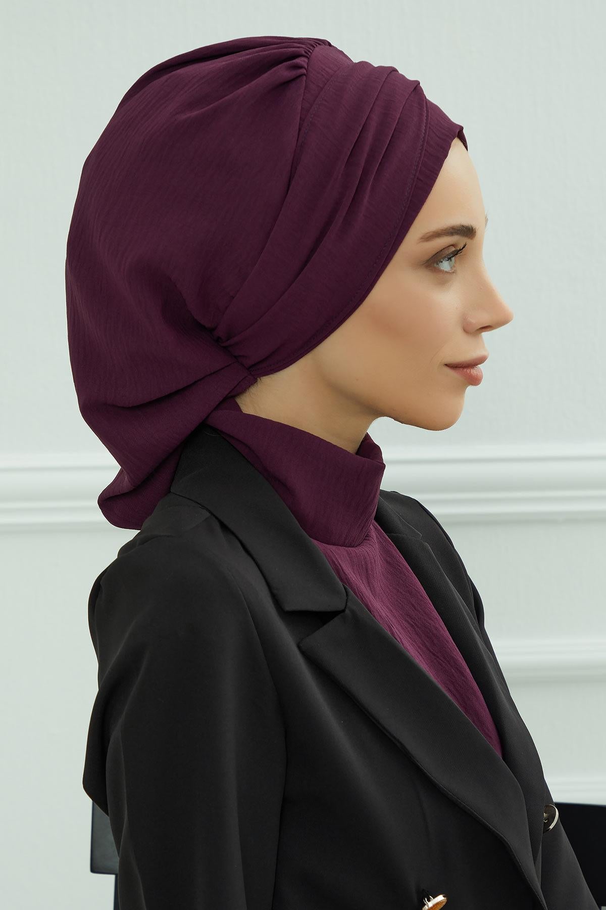 Aksesuarlı Hazır Türban,HT-93