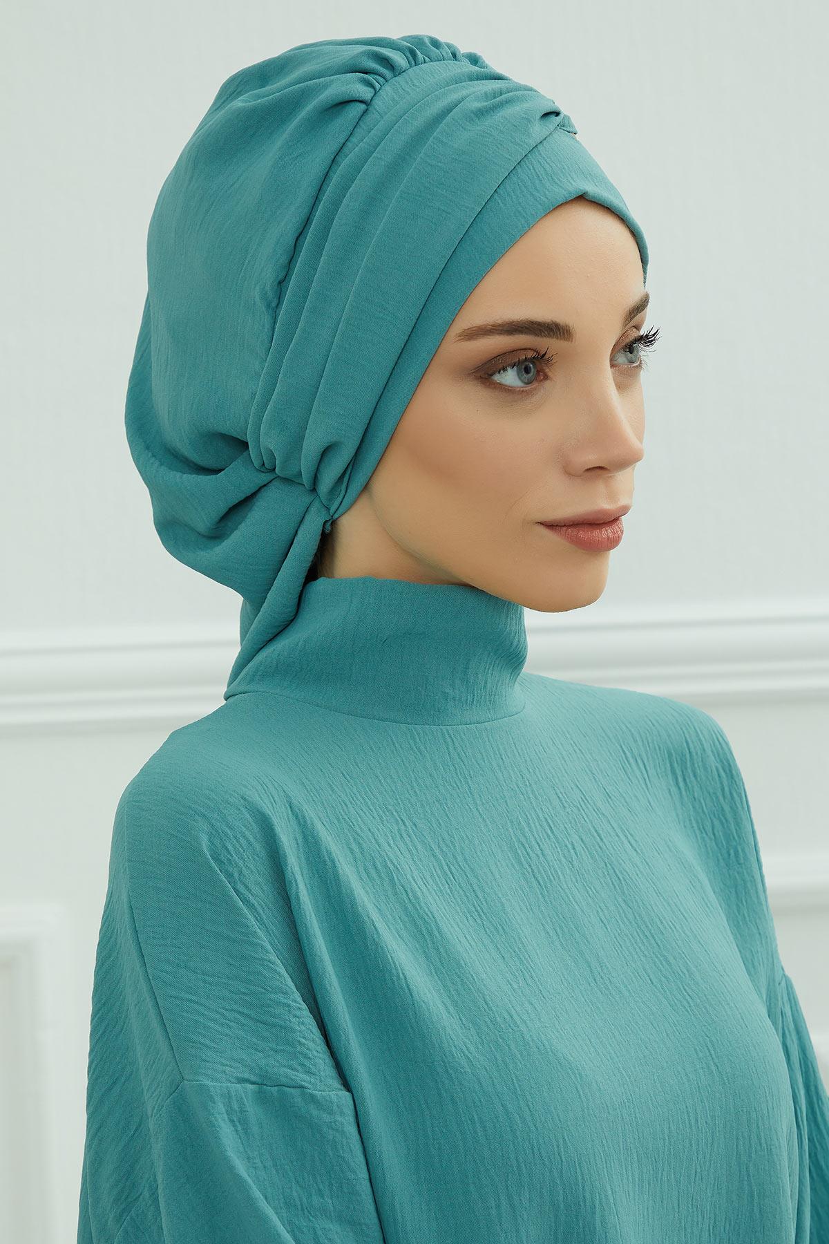 Aksesuarlı Hazır Türban,HT-93