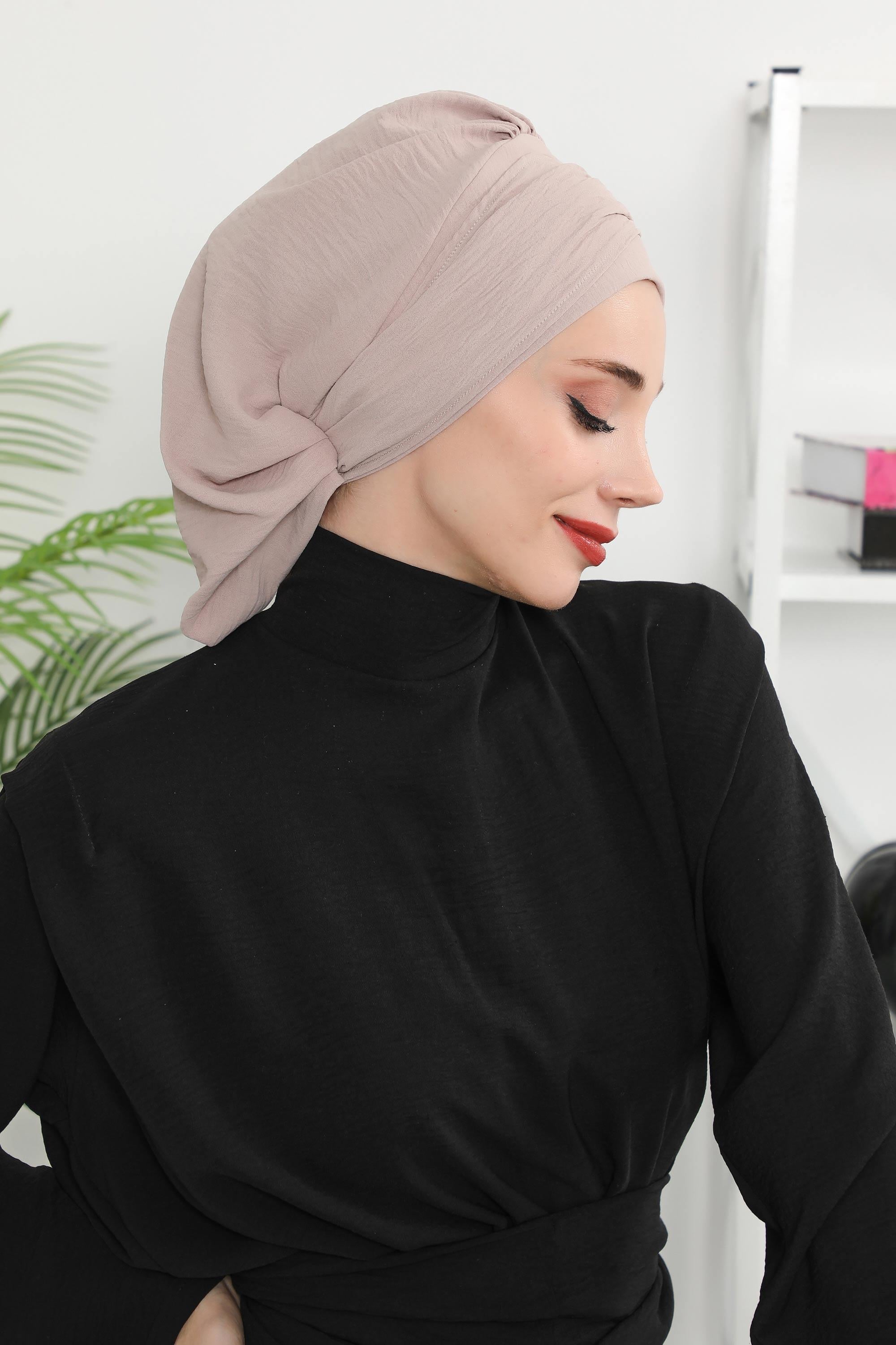 Aksesuarlı Hazır Türban,HT-93