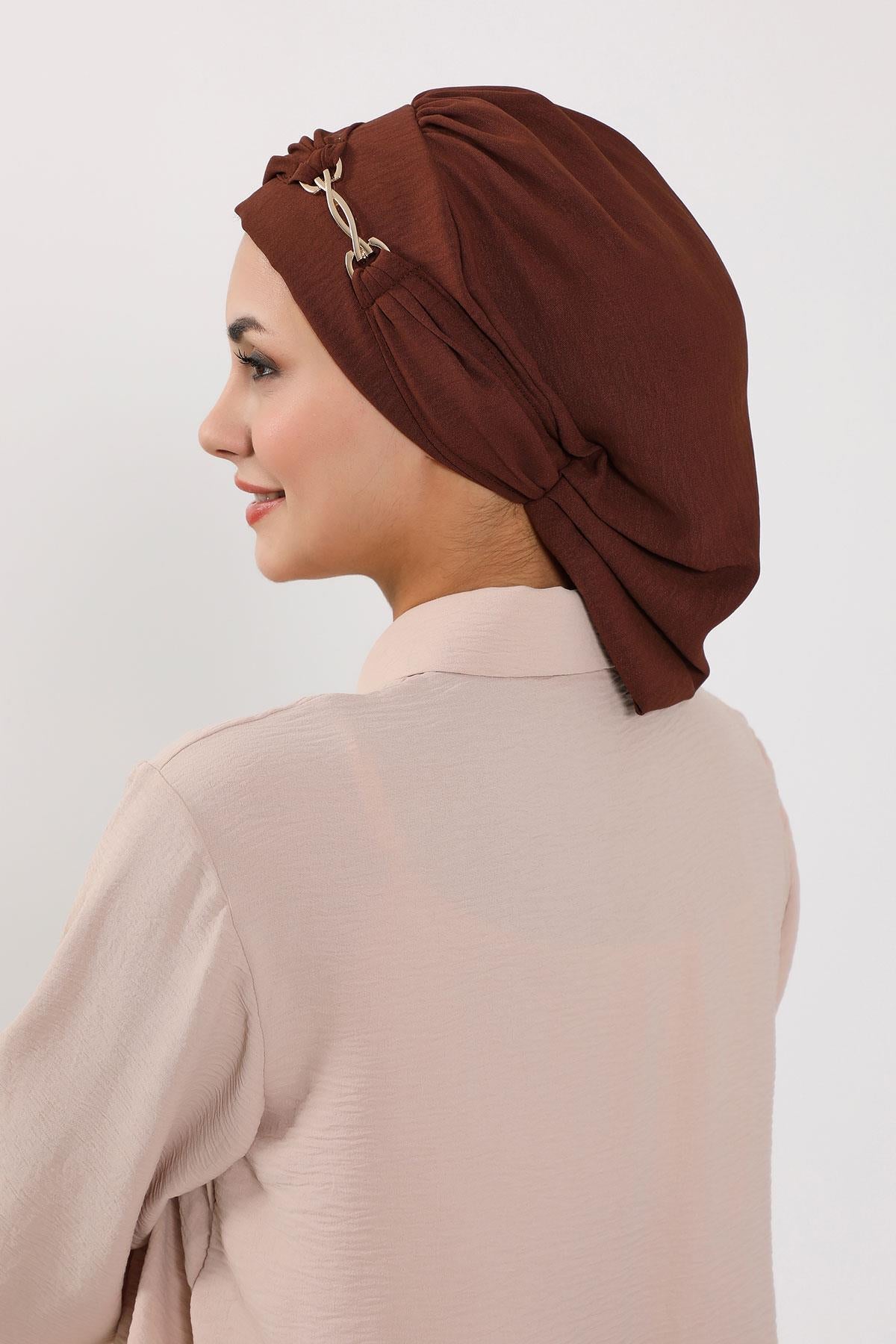 Aksesuarlı Hazır Türban,HT-93
