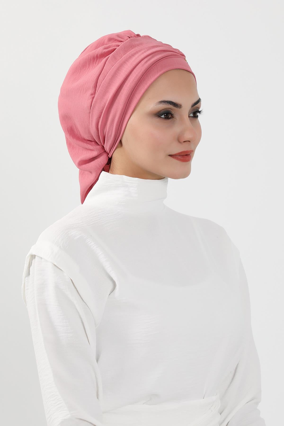 Aksesuarlı Hazır Türban,HT-93