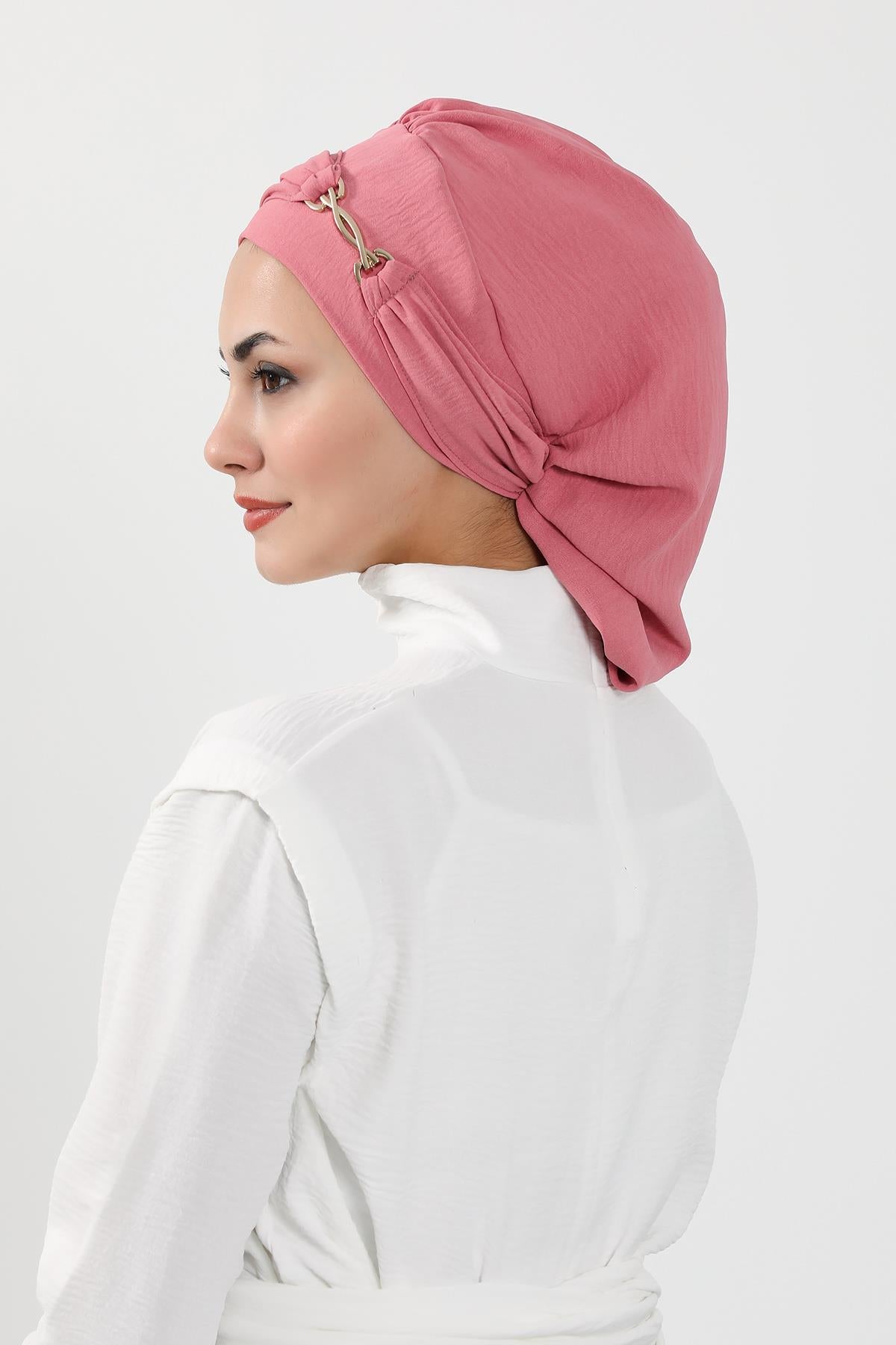 Aksesuarlı Hazır Türban,HT-93