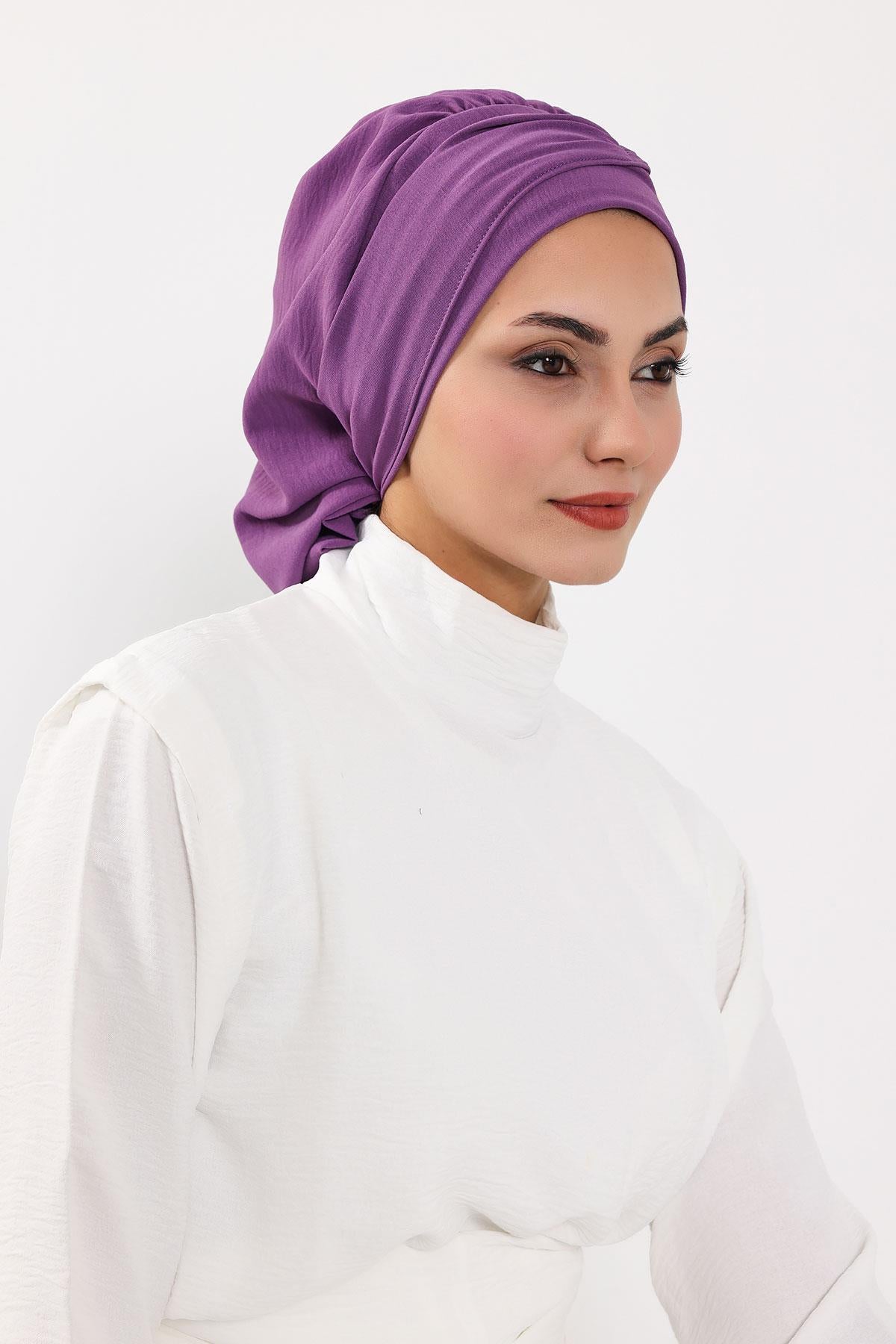 Aksesuarlı Hazır Türban,HT-93