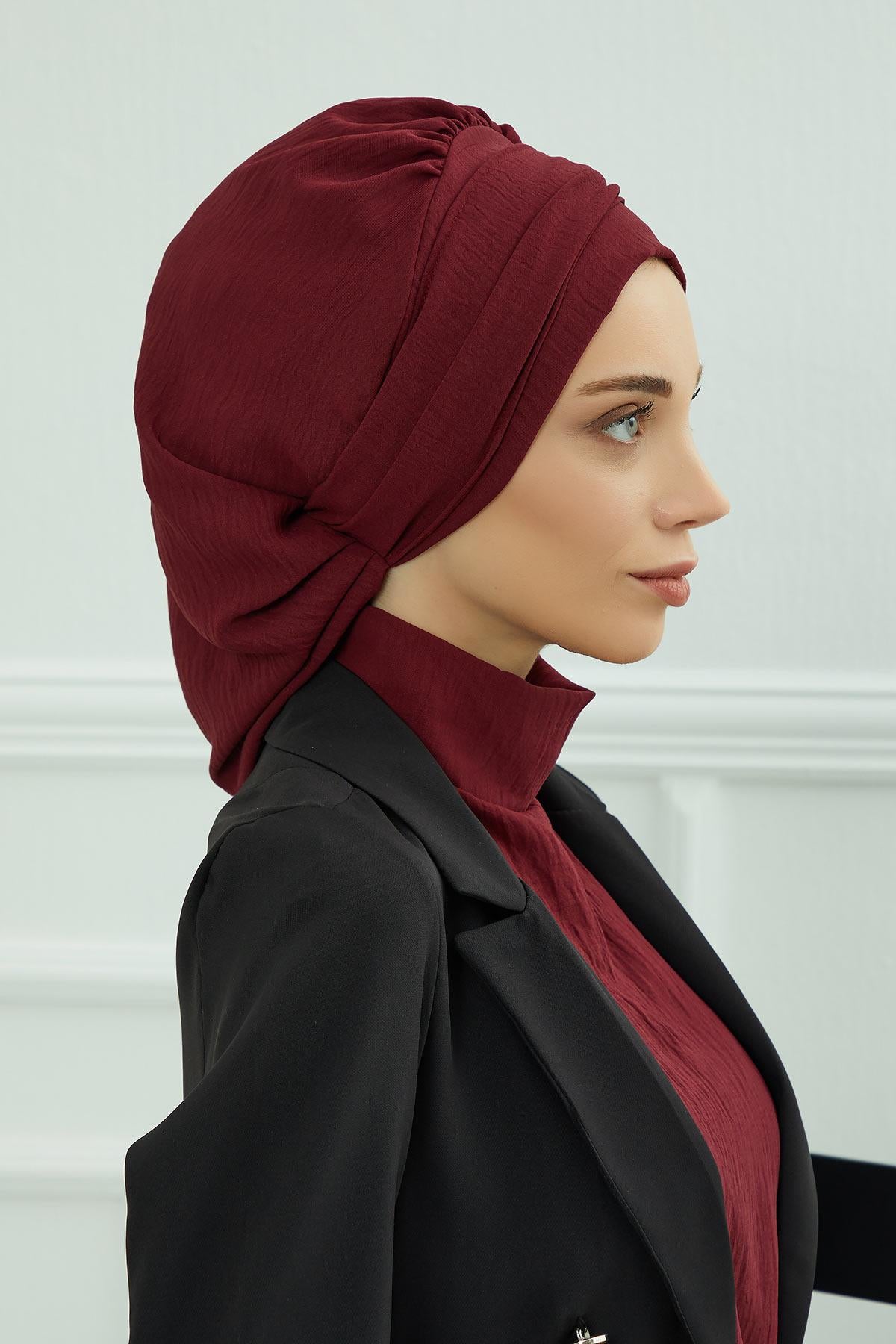 Aksesuarlı Hazır Türban,HT-93