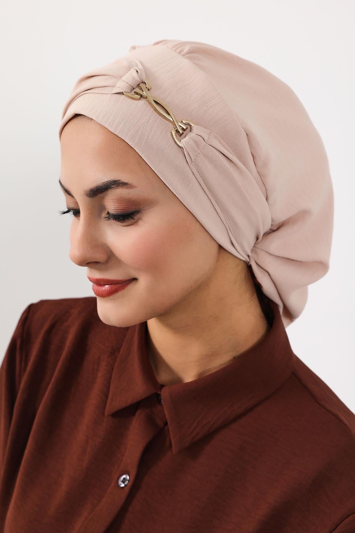Aksesuarlı Hazır Türban,HT-93