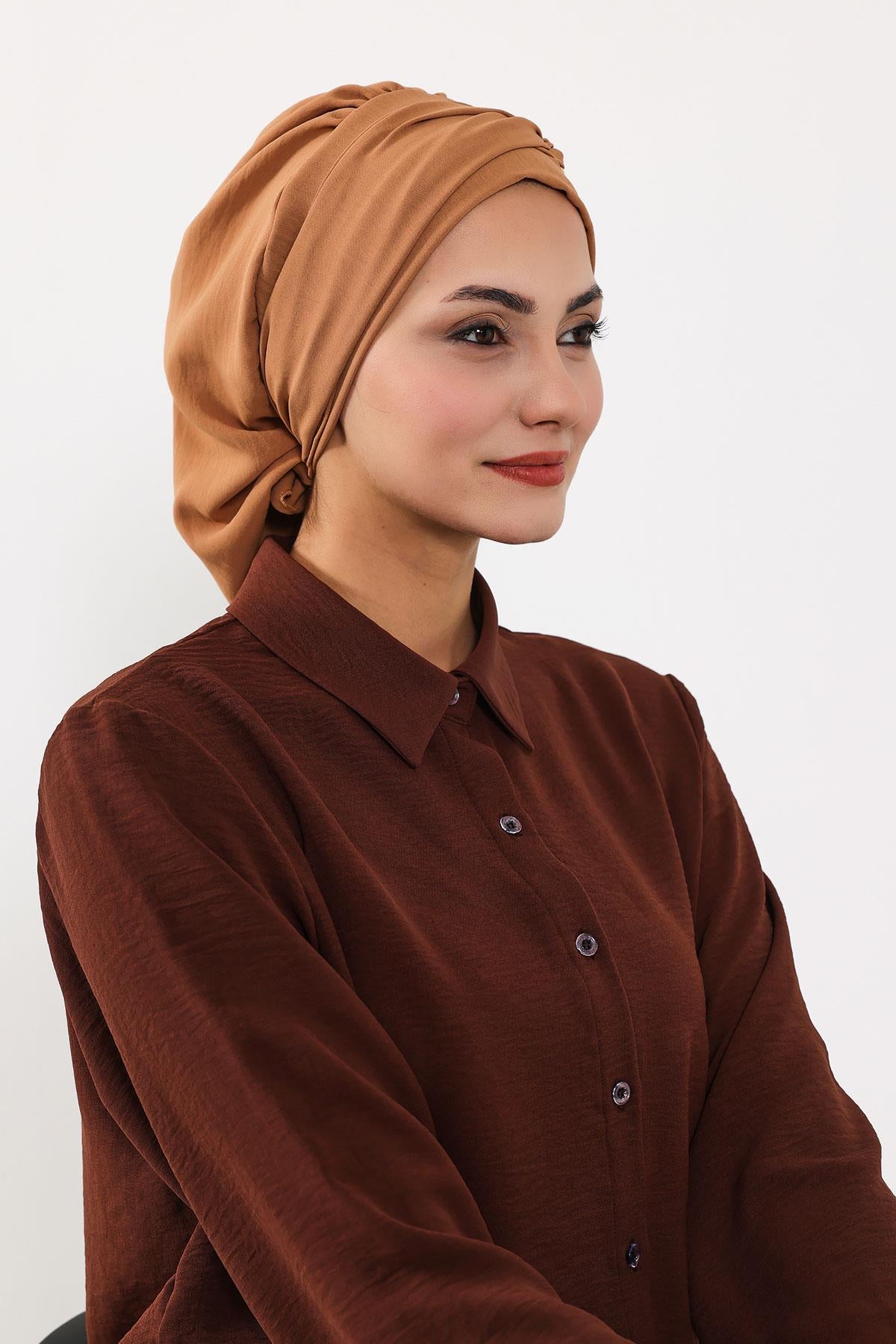 Aksesuarlı Hazır Türban,HT-93