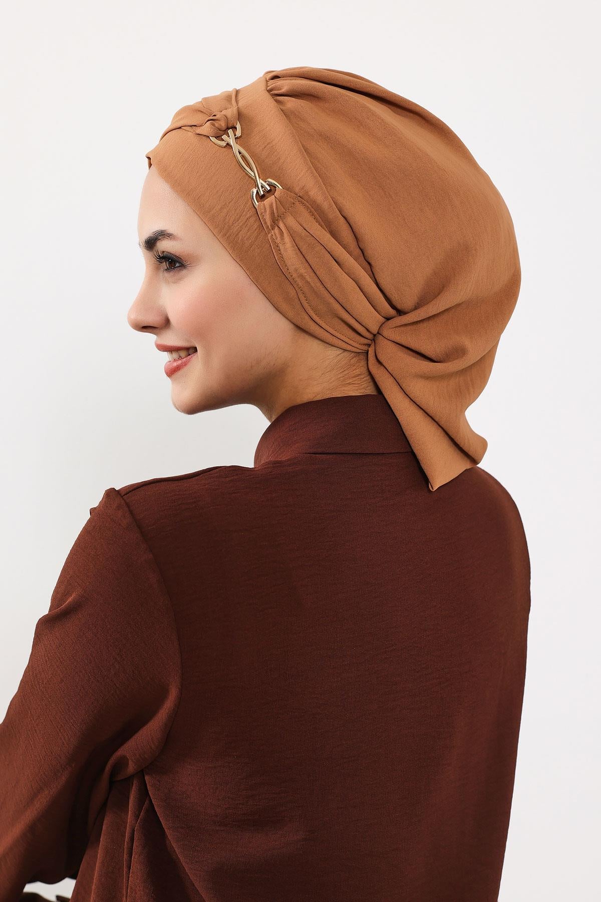 Aksesuarlı Hazır Türban,HT-93