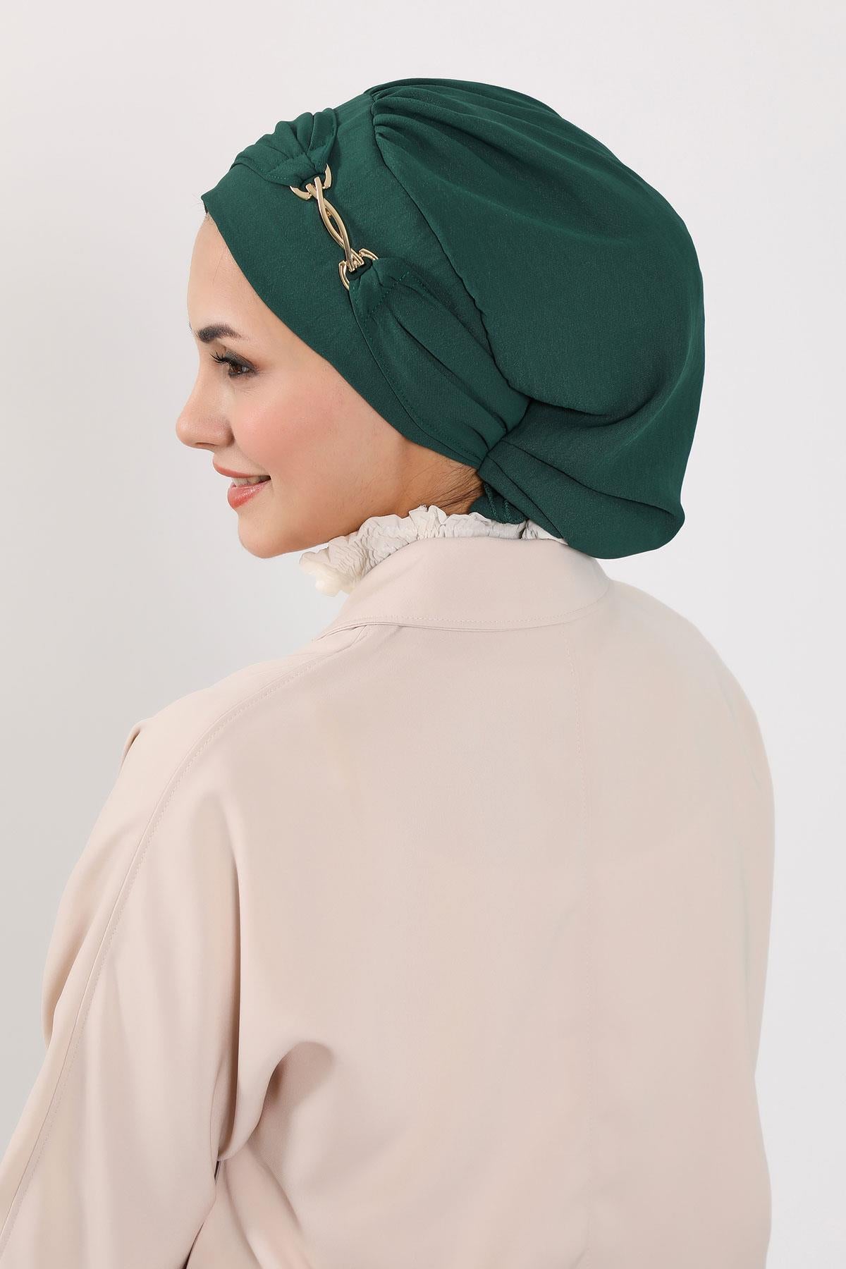 Aksesuarlı Hazır Türban,HT-93