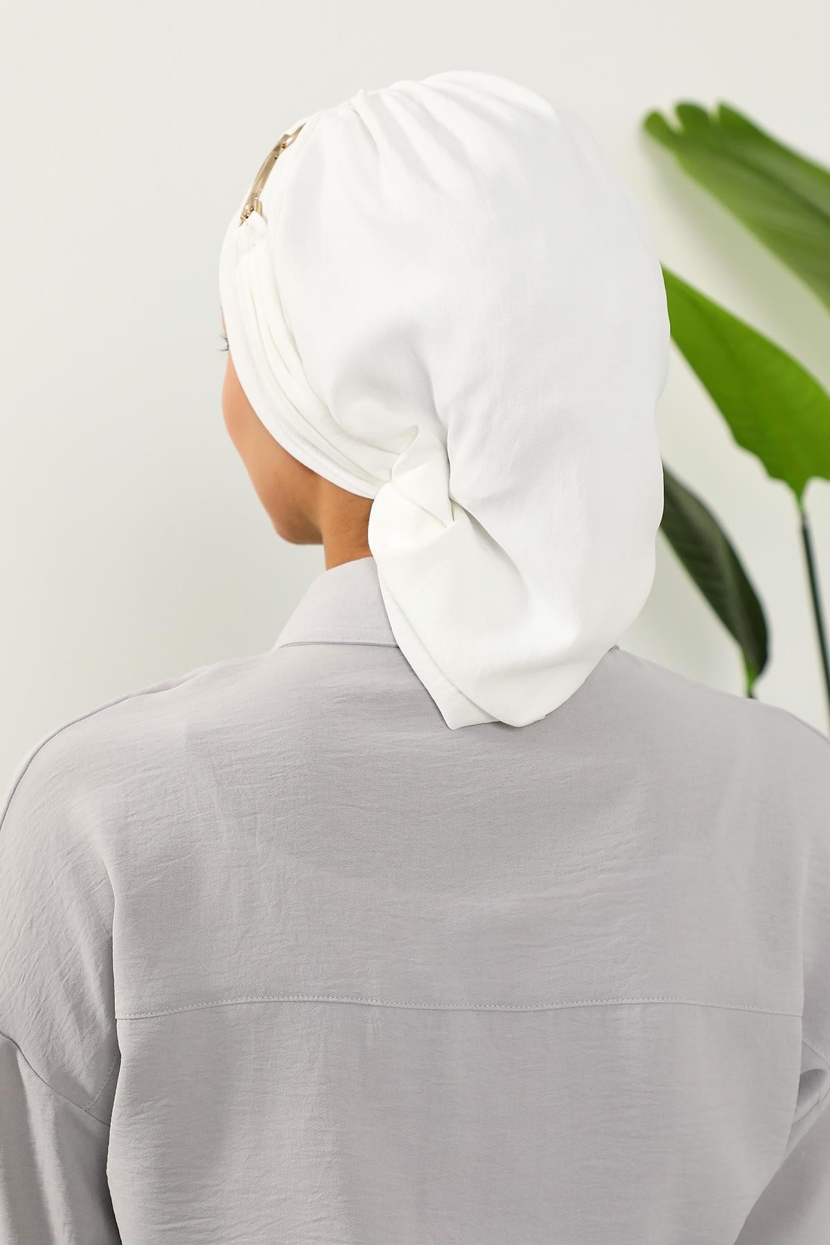 Aksesuarlı Hazır Türban,HT-93