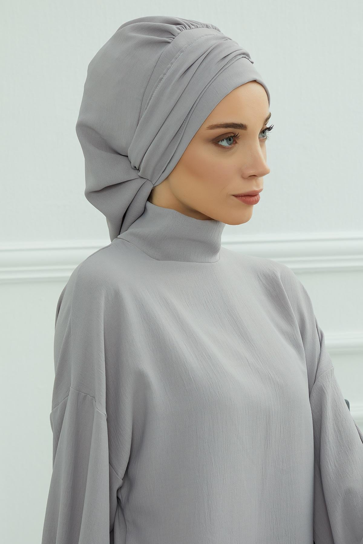 Aksesuarlı Hazır Türban,HT-93