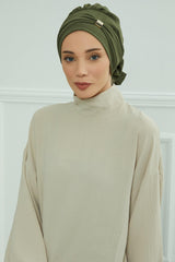 Aksesuarlı Hazır Türban,HT-95