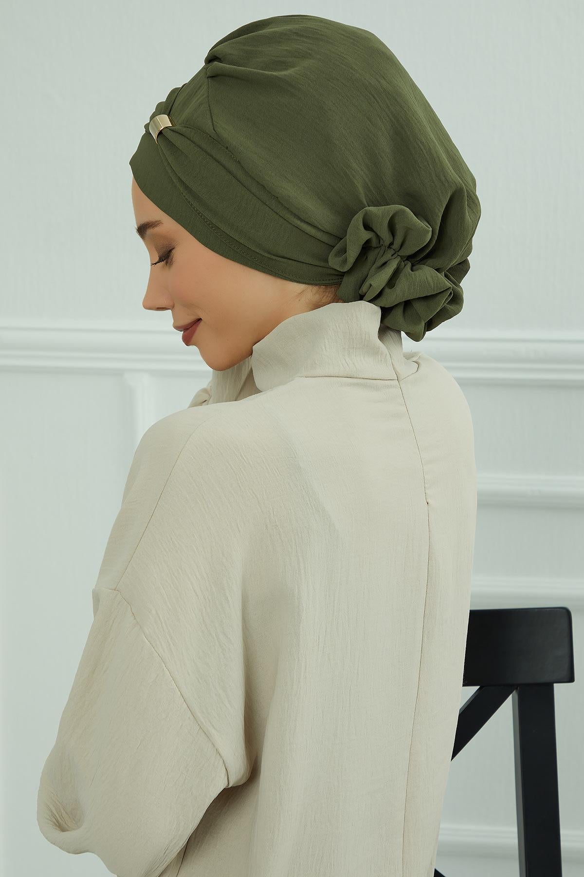 Aksesuarlı Hazır Türban,HT-95