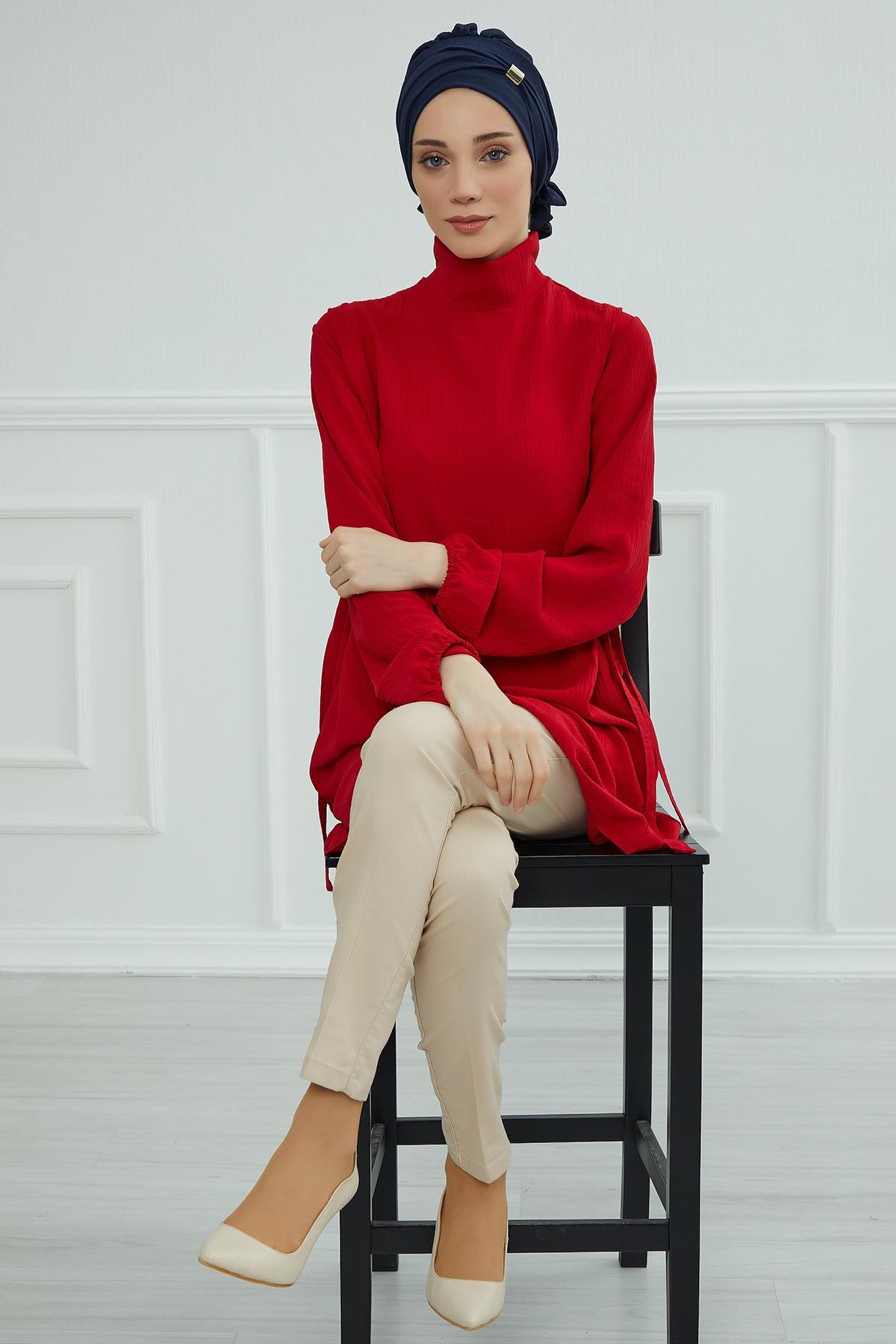 Aksesuarlı Hazır Türban,HT-95