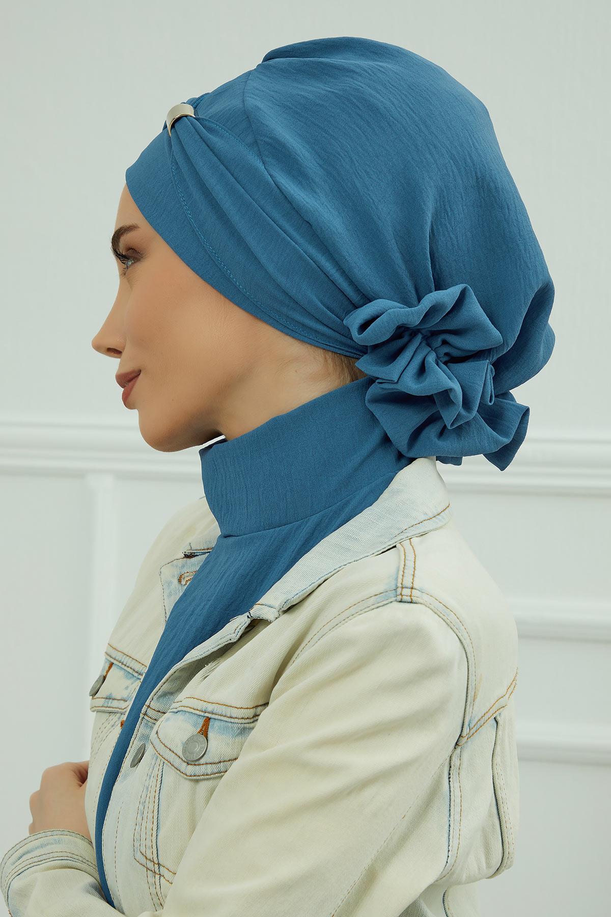 Aksesuarlı Hazır Türban,HT-95