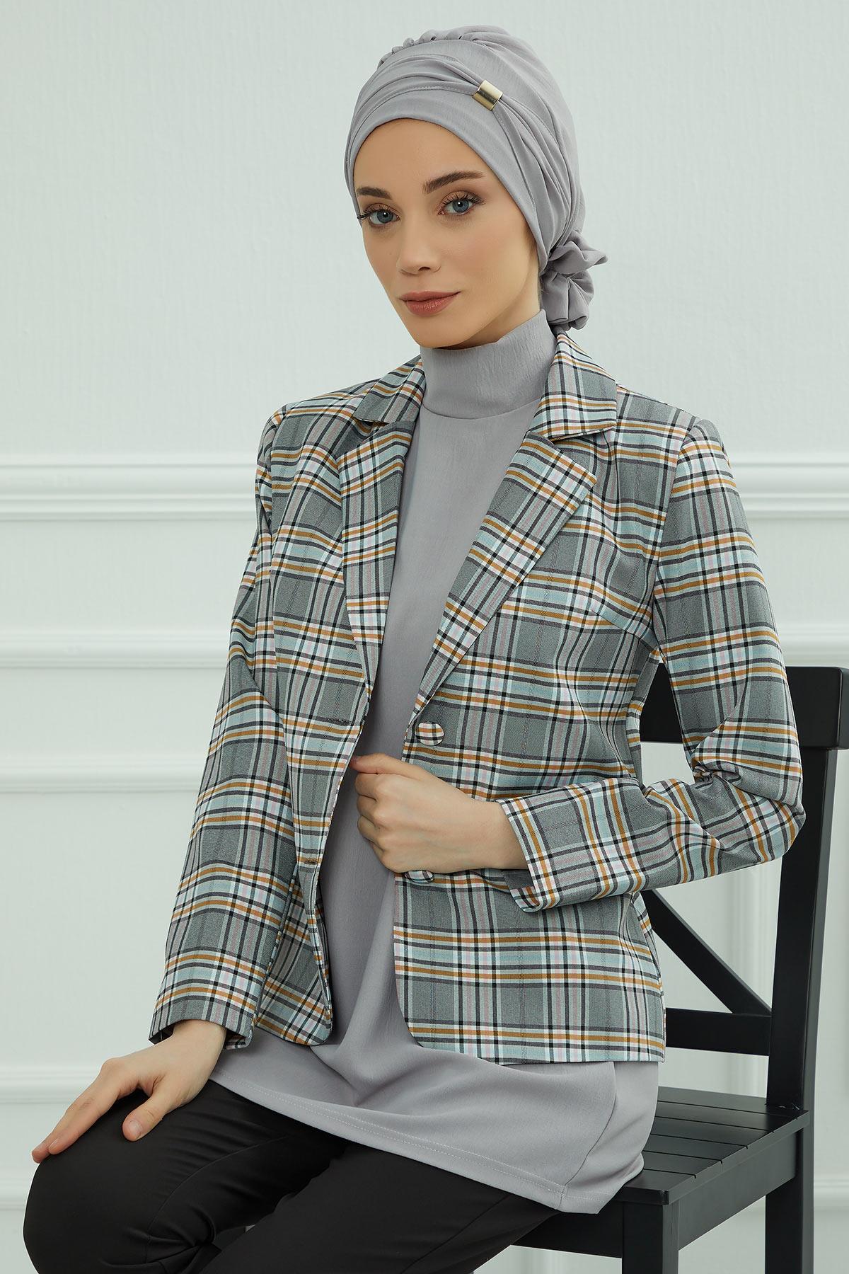 Aksesuarlı Hazır Türban,HT-95