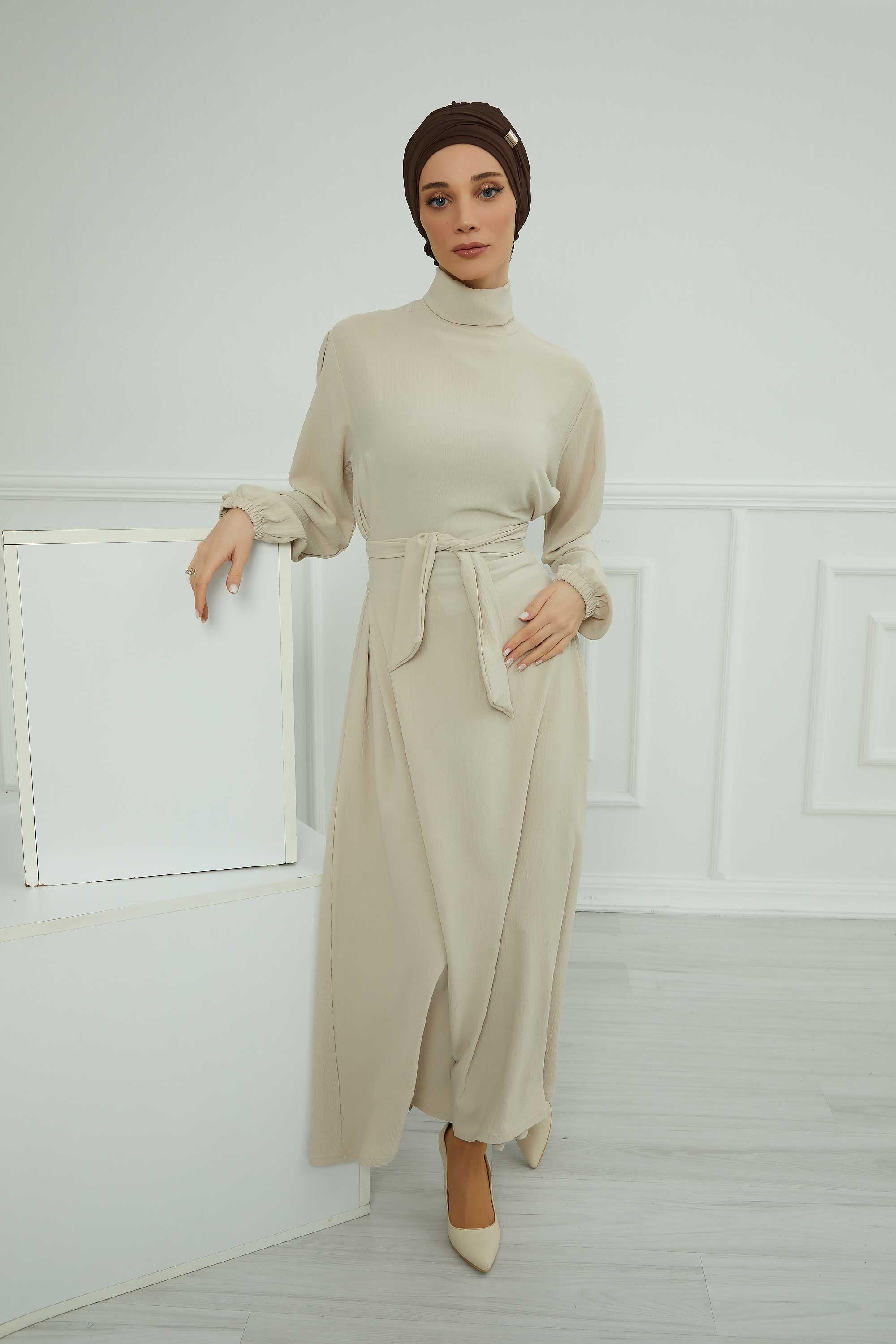 Aksesuarlı Şifon Hazır Türban,HT-95S,HT-95S