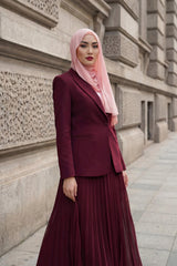 Arkadan Bağlanan Penye İç Boneli Pratik Şifon Şal,PS-51