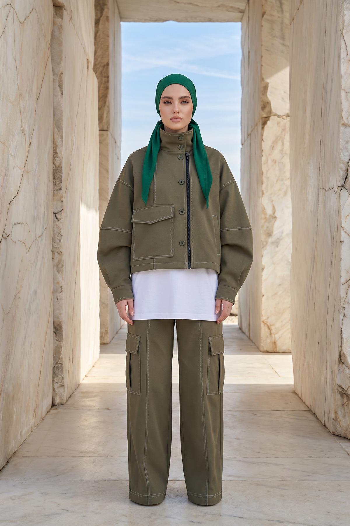 Bağlamalı Krep Bone Türban,B-101