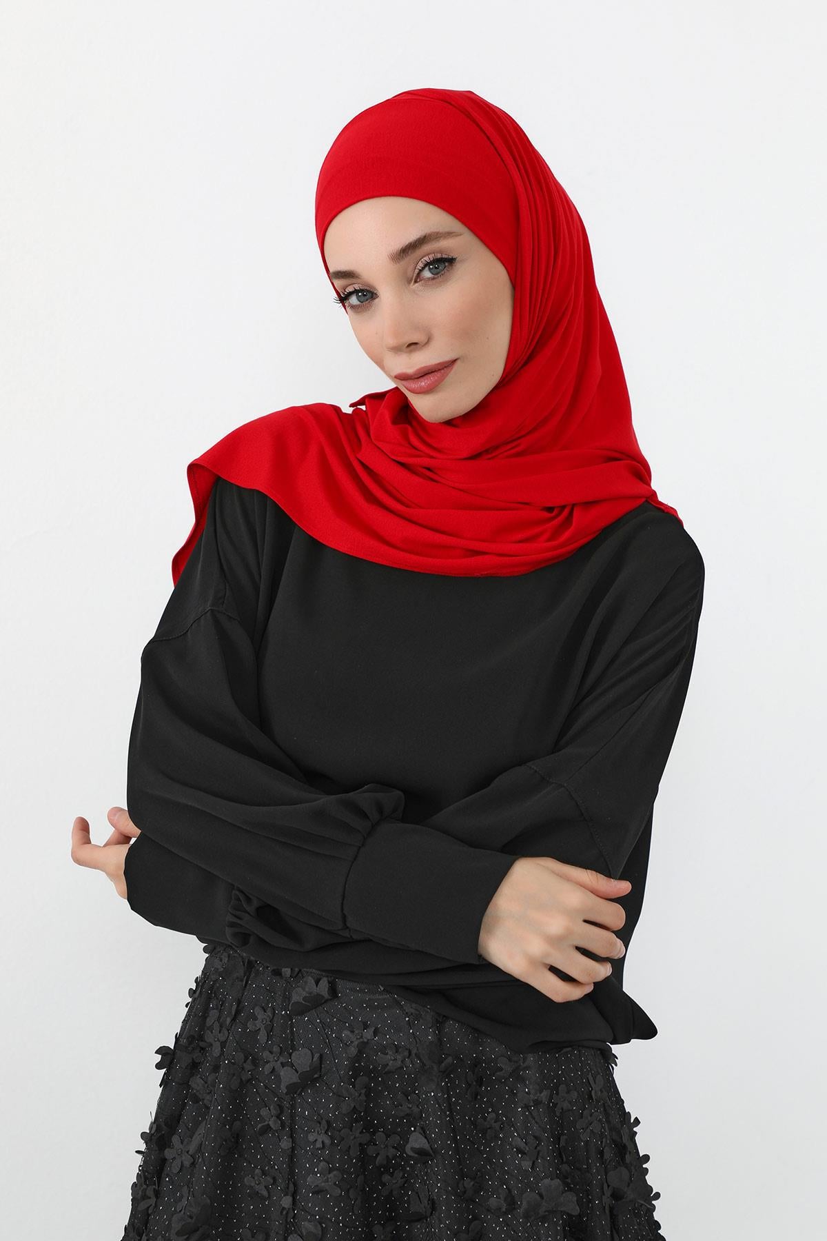 Boynu Kapatan Ninja Boneli Pratik Penye Şal,PS-59