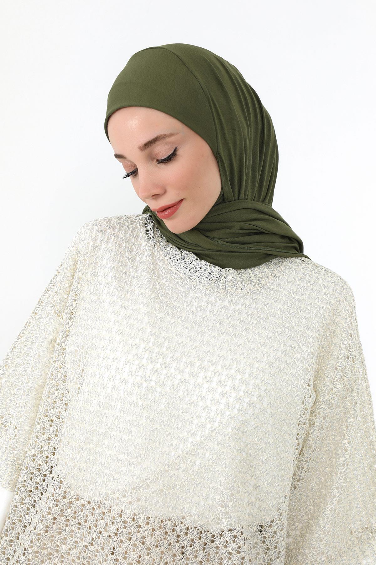 Boynu Kapatan Ninja Boneli Pratik Penye Şal,PS-59