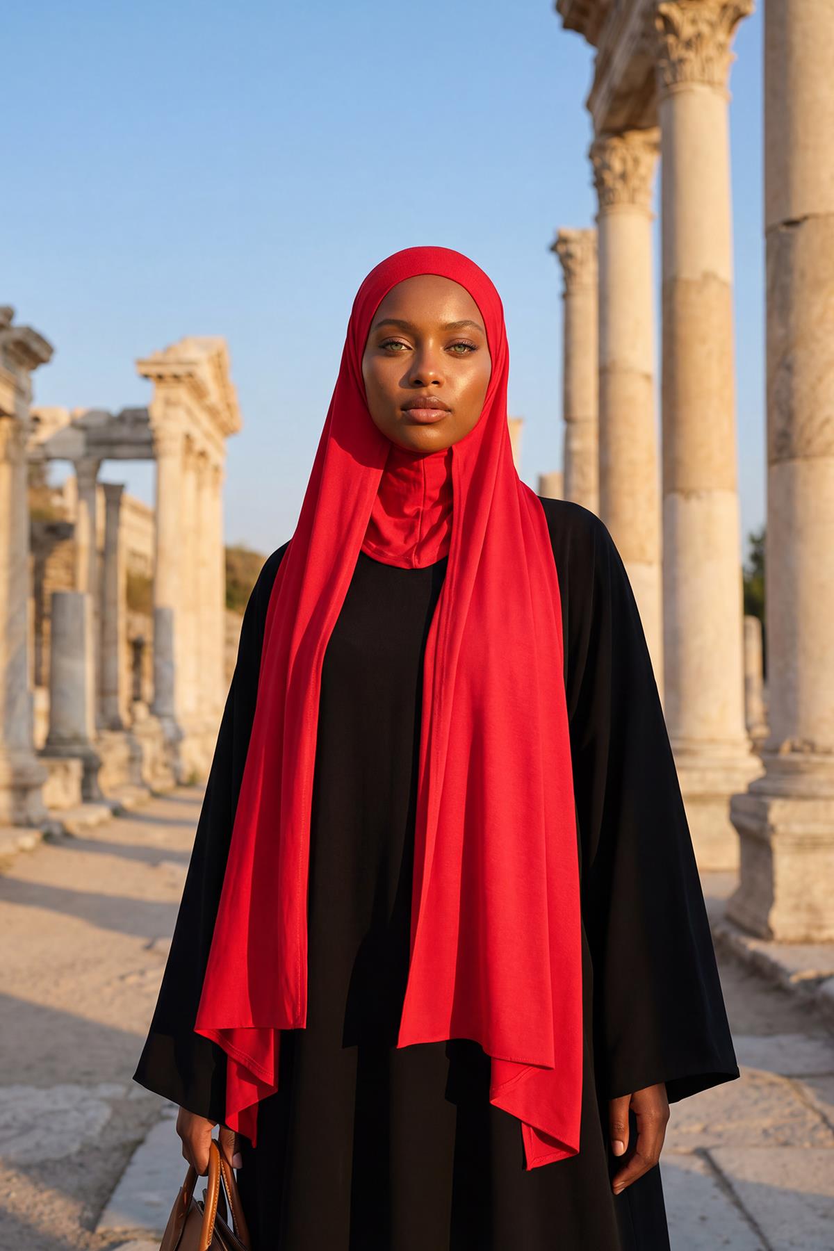 Boynu Kapatan Ninja Boneli Pratik Penye Şal,PS-59