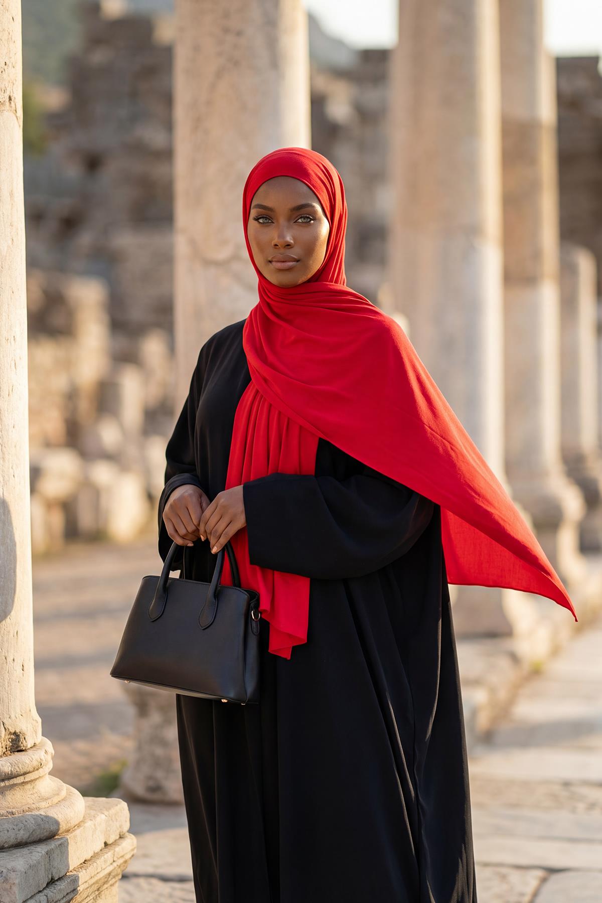 Boynu Kapatan Ninja Boneli Pratik Penye Şal,PS-59