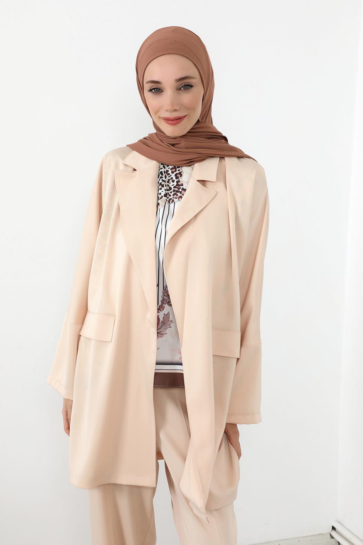 Boynu Kapatan Ninja Boneli Pratik Penye Şal,PS-59