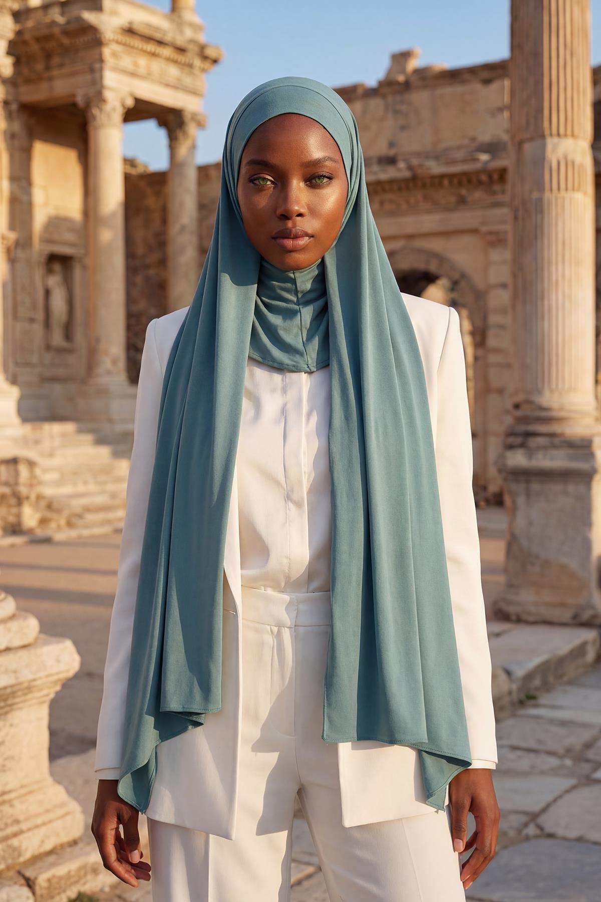 Boynu Kapatan Ninja Boneli Pratik Penye Şal,PS-59