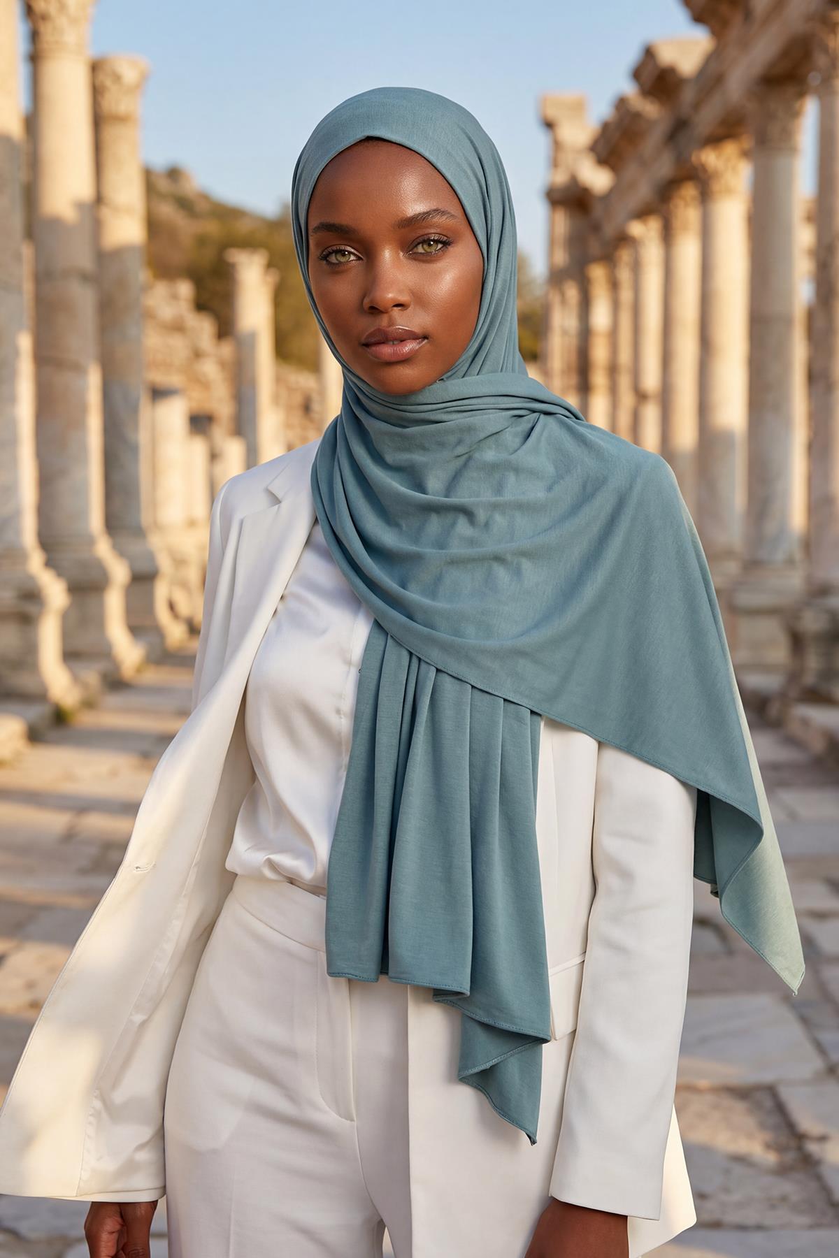 Boynu Kapatan Ninja Boneli Pratik Penye Şal,PS-59