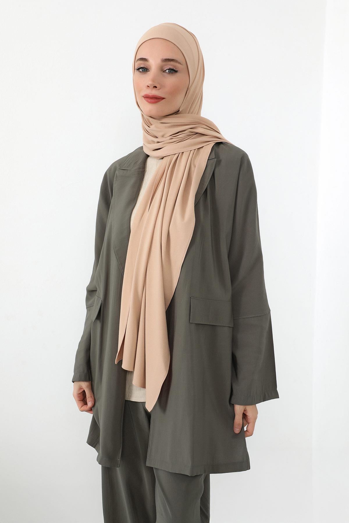 Boynu Kapatan Ninja Boneli Pratik Penye Şal,PS-59