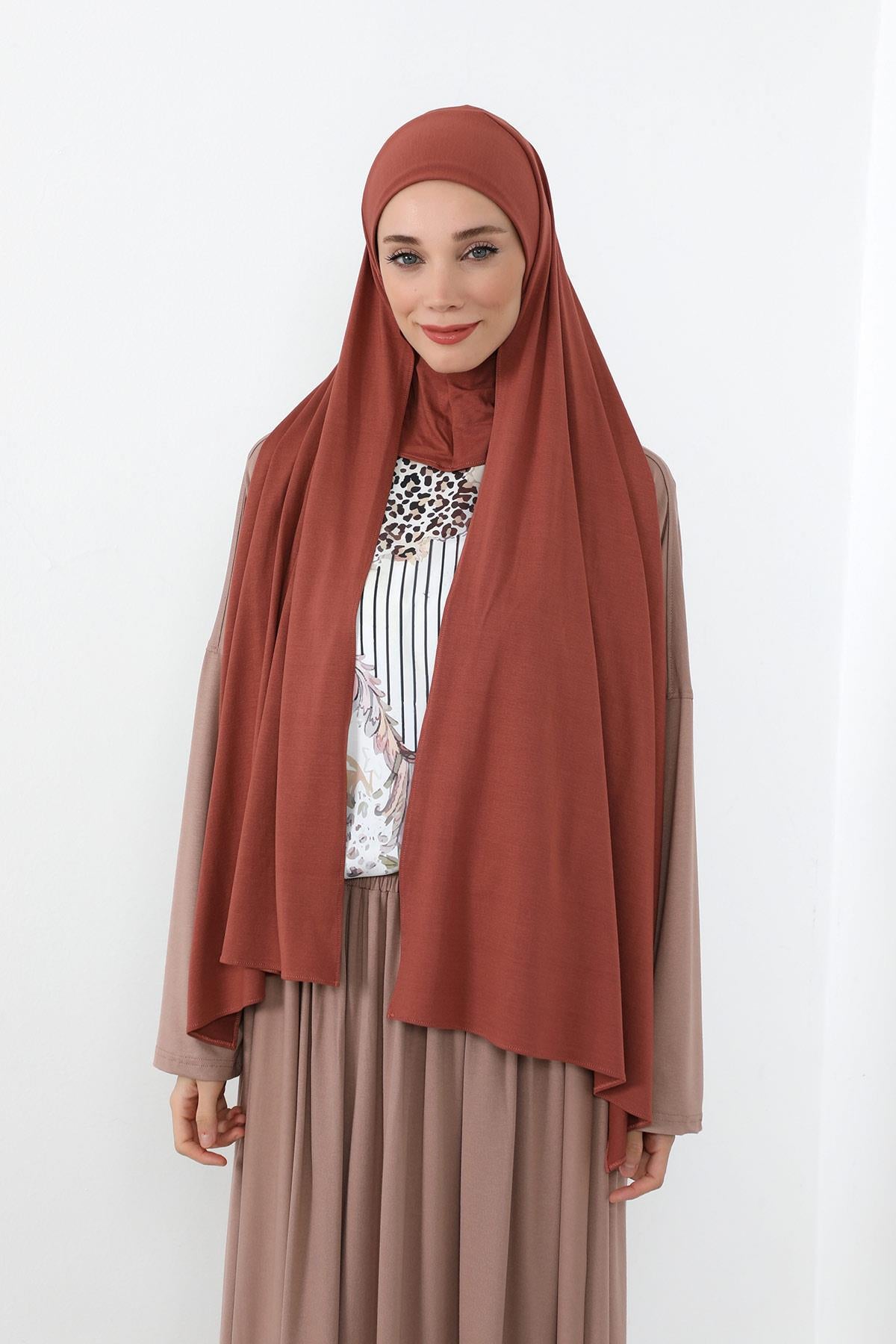 Boynu Kapatan Ninja Boneli Pratik Penye Şal,PS-59