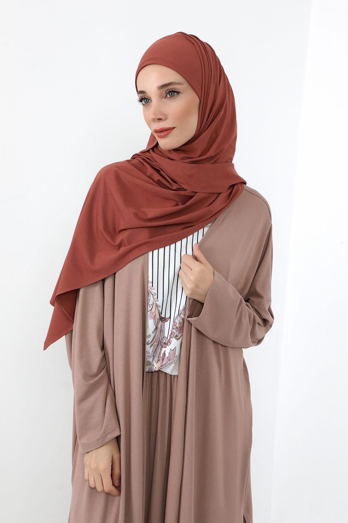 Boynu Kapatan Ninja Boneli Pratik Penye Şal,PS-59