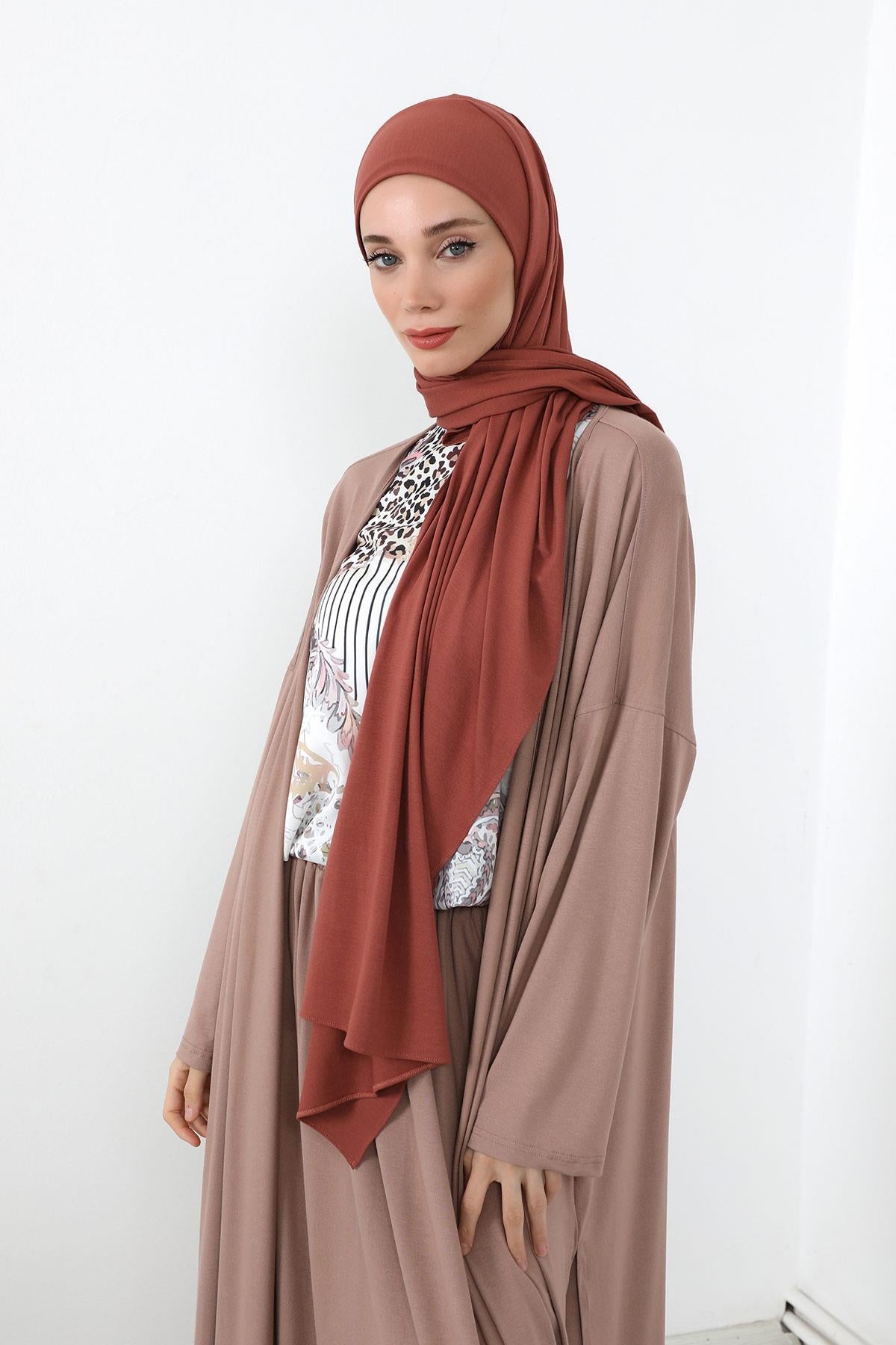 Boynu Kapatan Ninja Boneli Pratik Penye Şal,PS-59