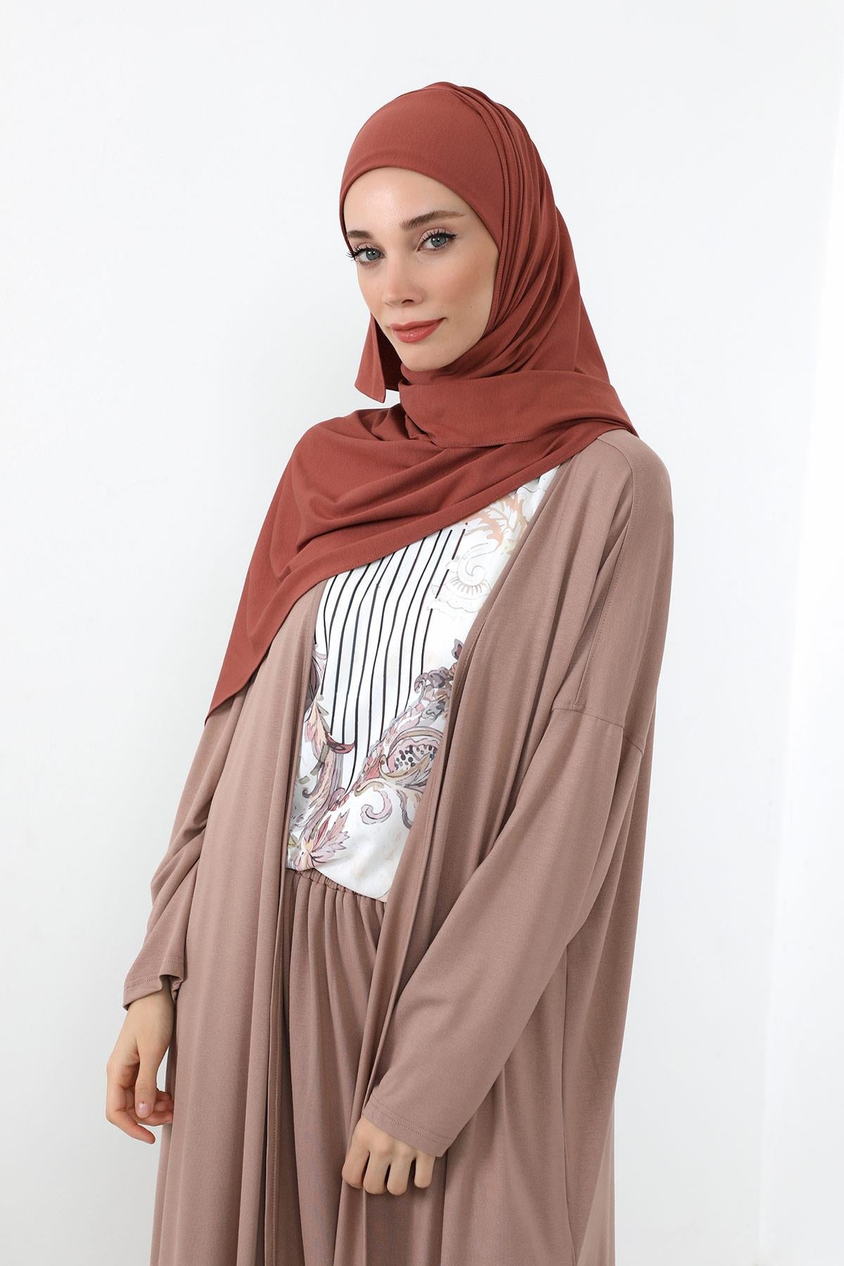 Boynu Kapatan Ninja Boneli Pratik Penye Şal,PS-59