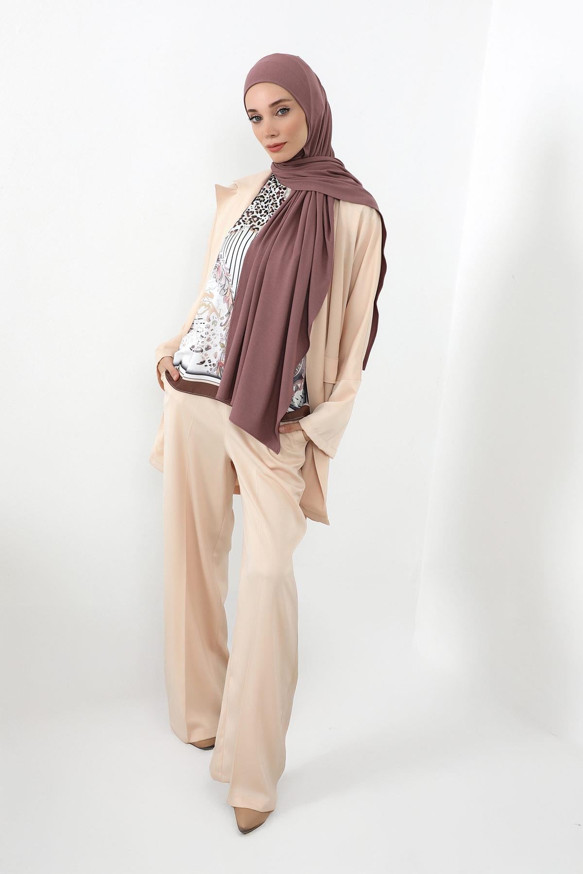 Boynu Kapatan Ninja Boneli Pratik Penye Şal,PS-59