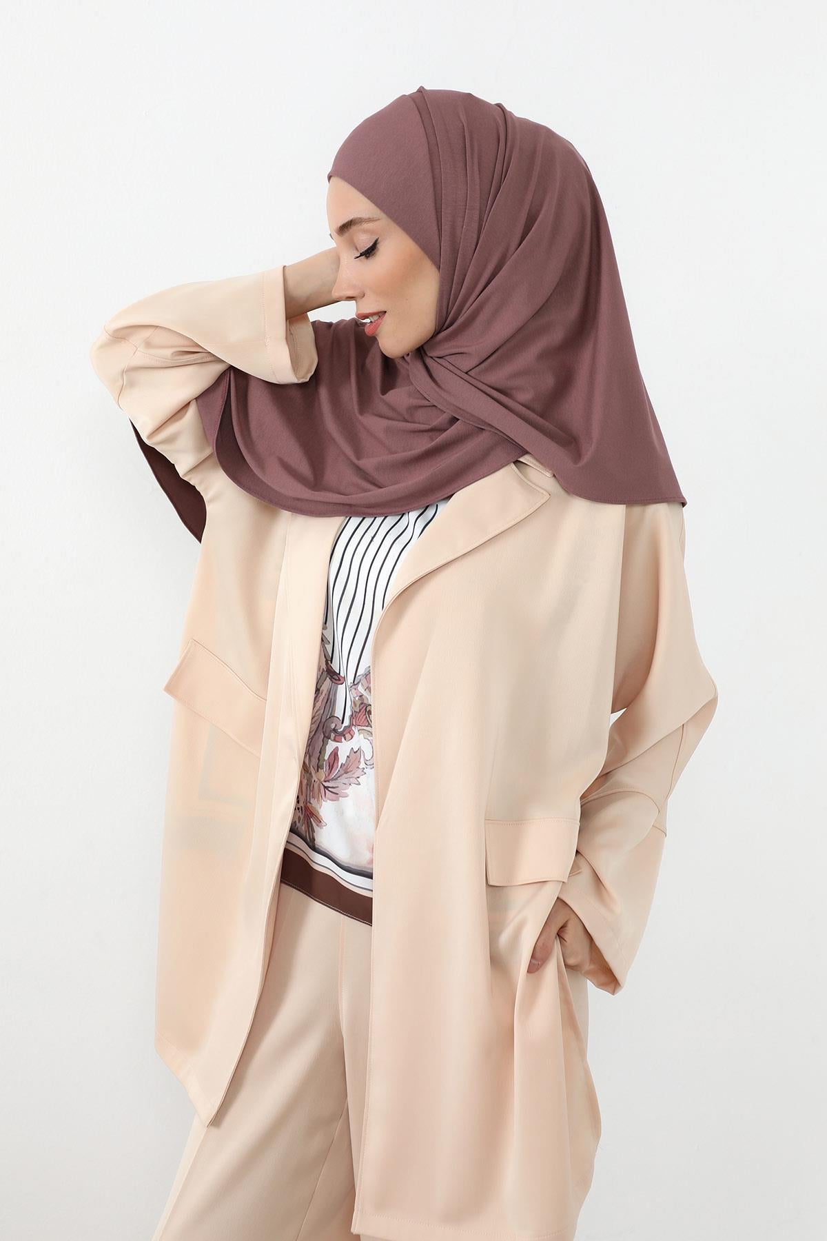 Boynu Kapatan Ninja Boneli Pratik Penye Şal,PS-59