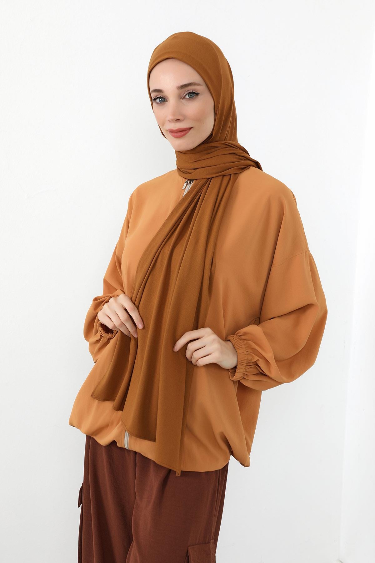 Boynu Kapatan Ninja Boneli Pratik Penye Şal,PS-59