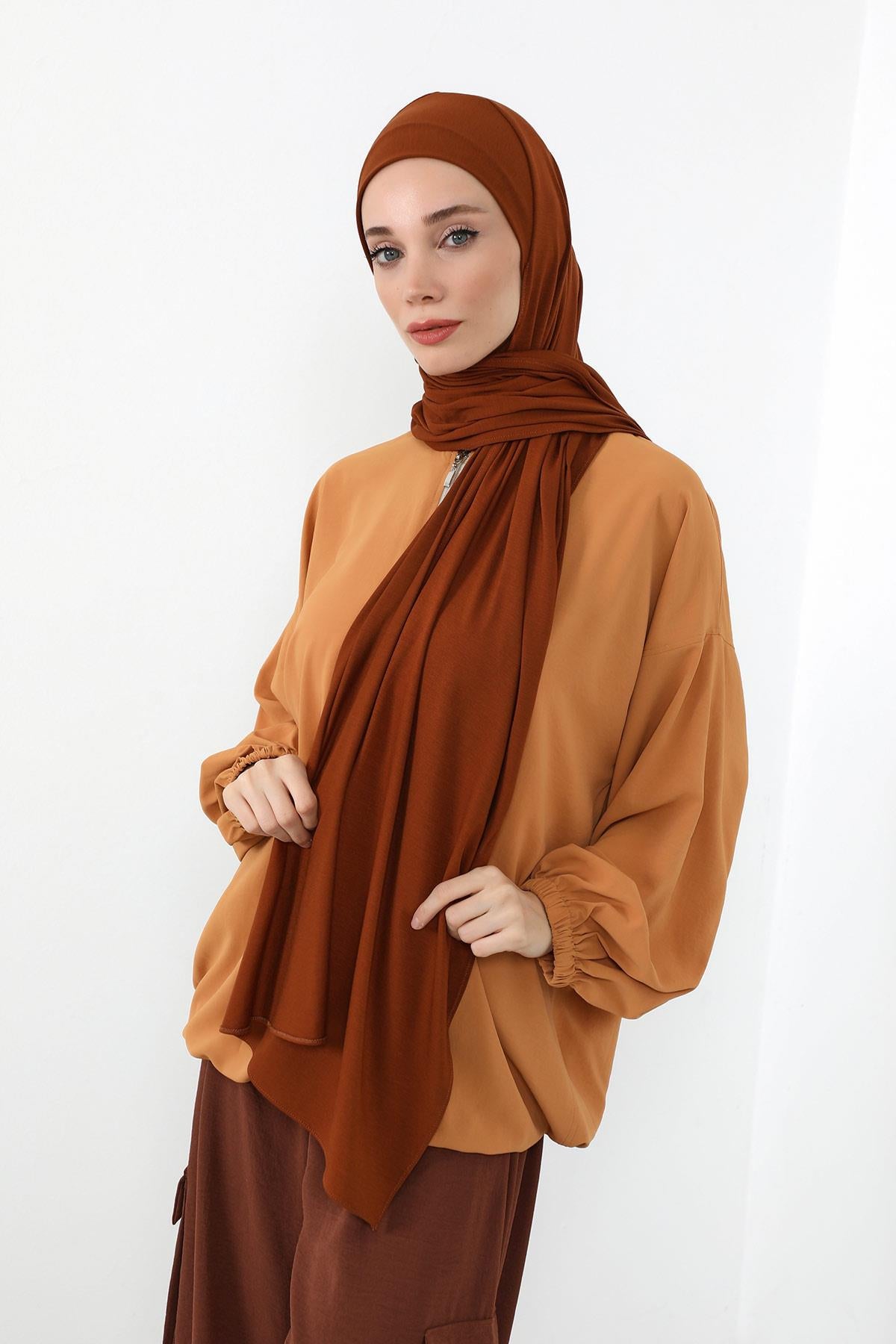 Boynu Kapatan Ninja Boneli Pratik Penye Şal,PS-59