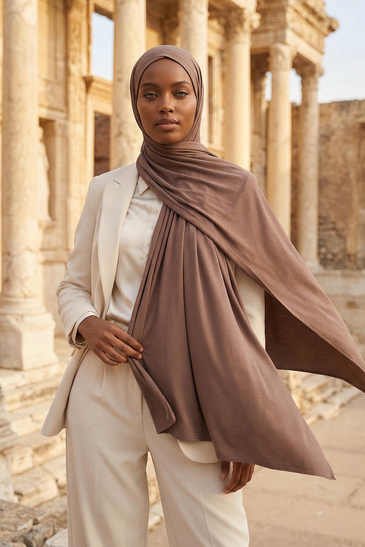 Boynu Kapatan Ninja Boneli Pratik Penye Şal,PS-59