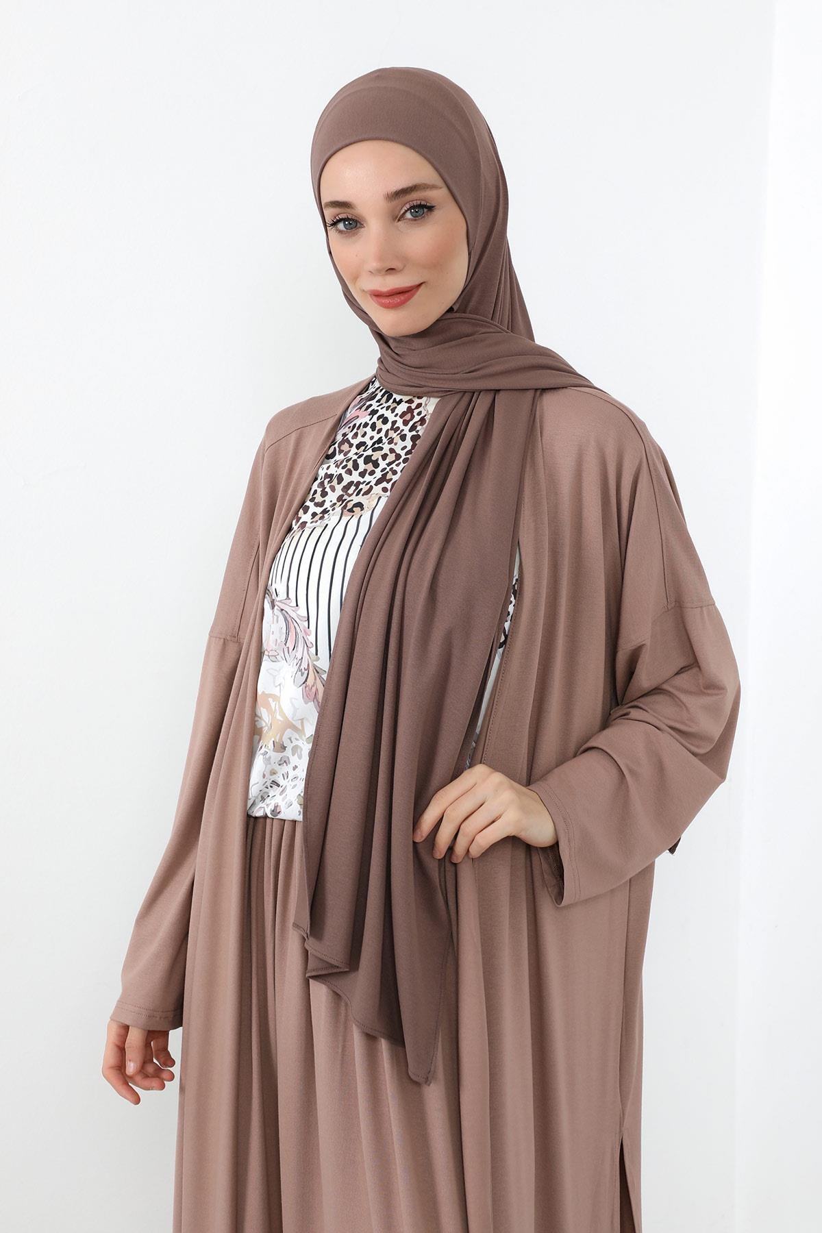 Boynu Kapatan Ninja Boneli Pratik Penye Şal,PS-59