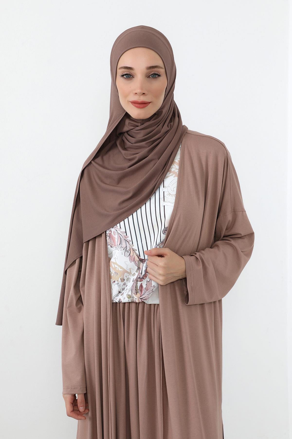 Boynu Kapatan Ninja Boneli Pratik Penye Şal,PS-59