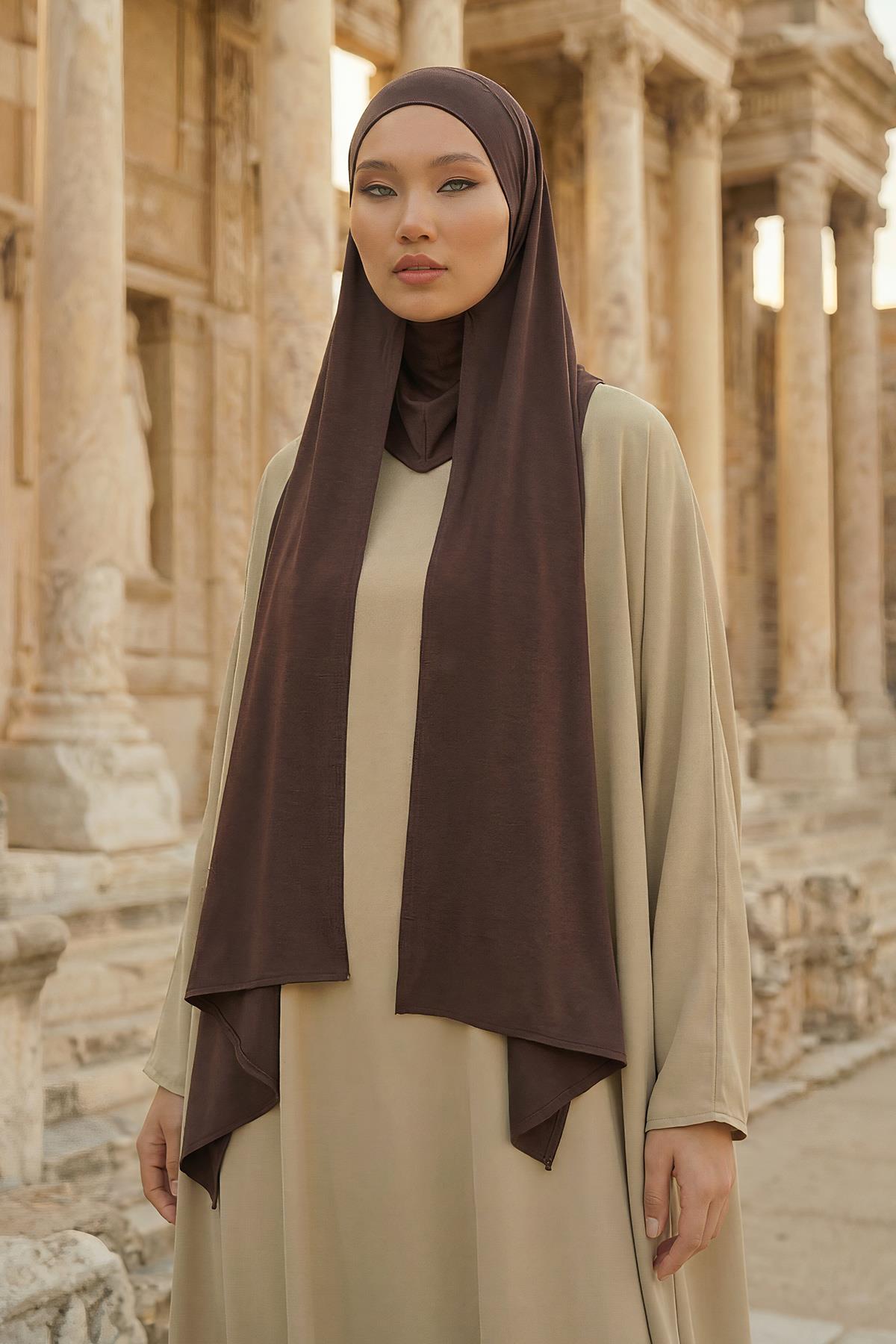 Boynu Kapatan Ninja Boneli Pratik Penye Şal,PS-59