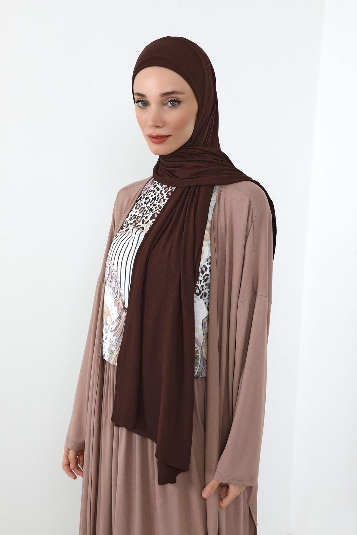 Boynu Kapatan Ninja Boneli Pratik Penye Şal,PS-59