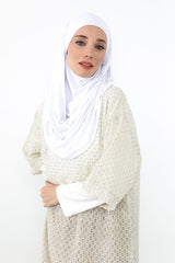 Boyun Kapatan Peçe Özellikli Penye Boneli Şal,PS-58